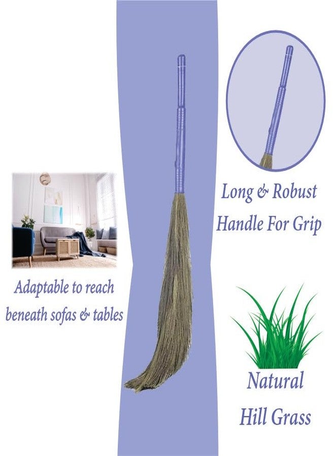 Lekshika Broom Stick | Soft Grass Floor for Cleaning Floor |Sweeper | Kitchen |Garden | Indoor | Outdoor - Image 2